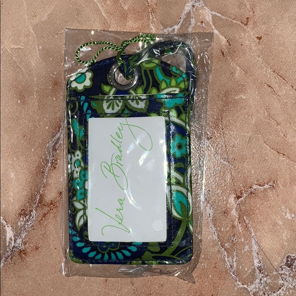 NWT Vera Bradley - Rhythm & Blue Luggage Tag
